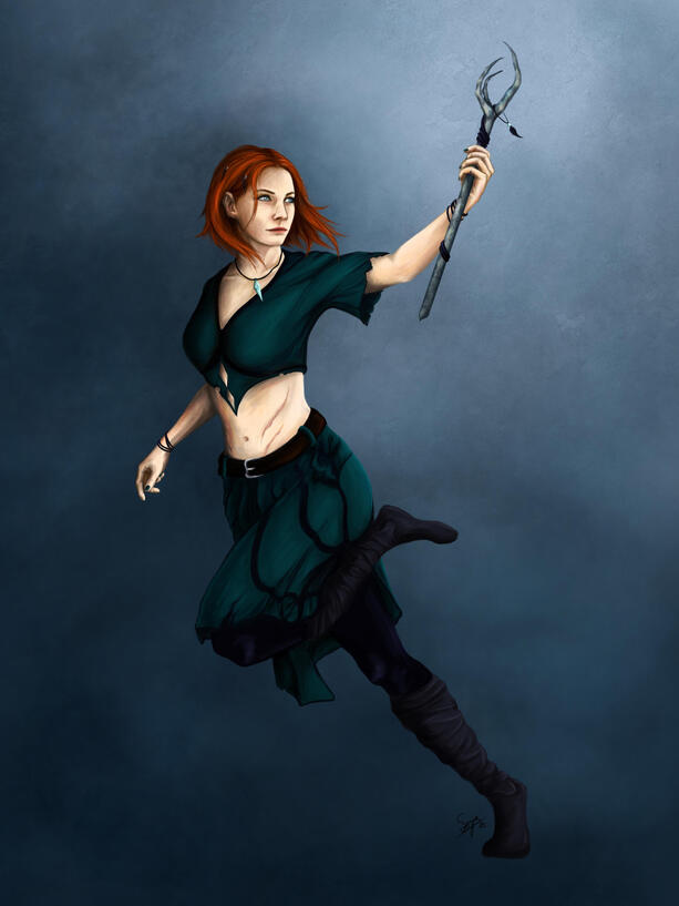 Commissioned character illustration, 2021