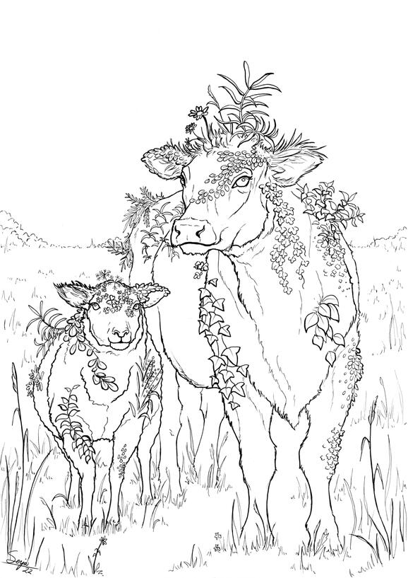 Coloring page for Honkajoki Oy in Pohjois-Satakunnan värityskirja -coloring book, 2022